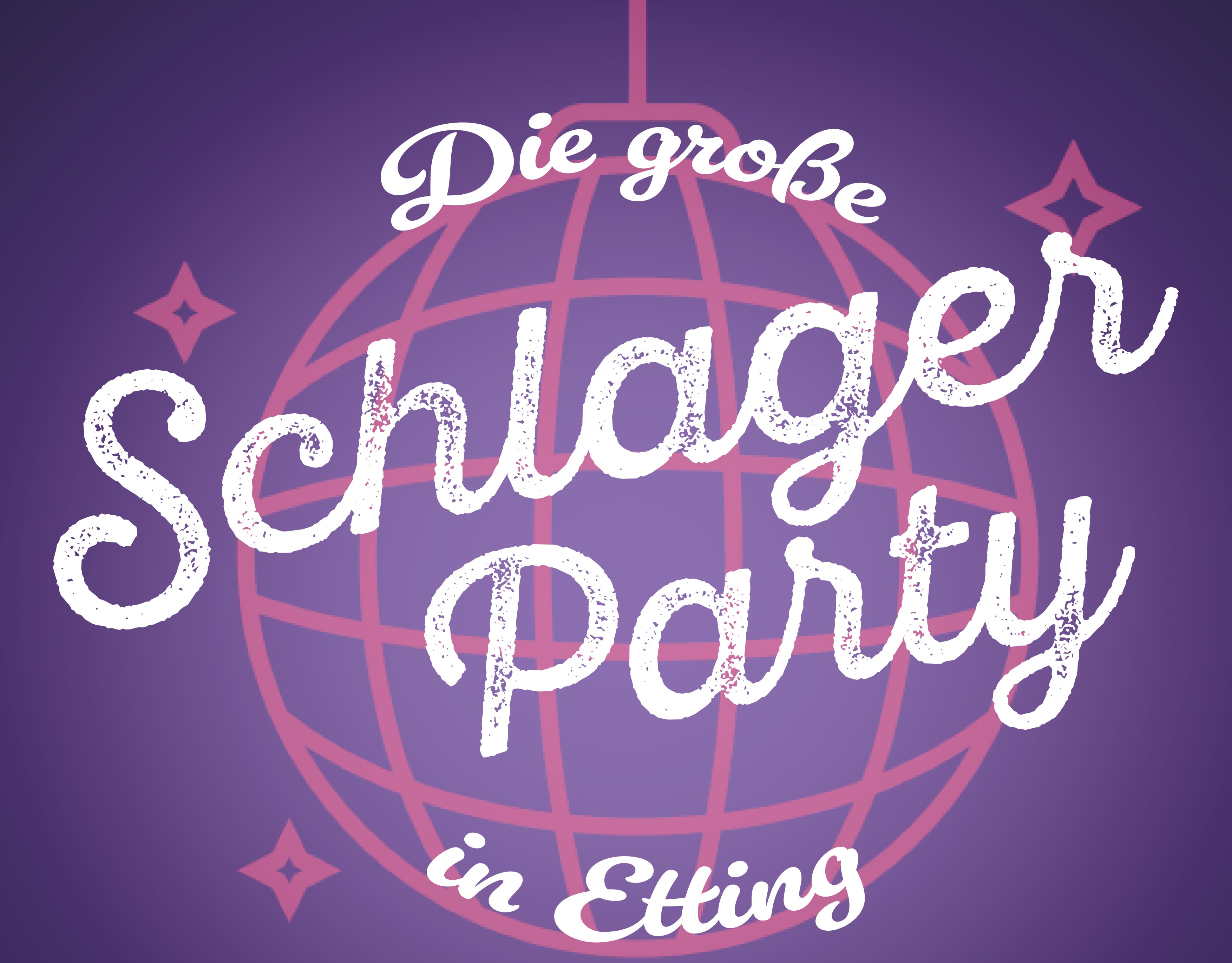 Plakat für die Schlagerparty